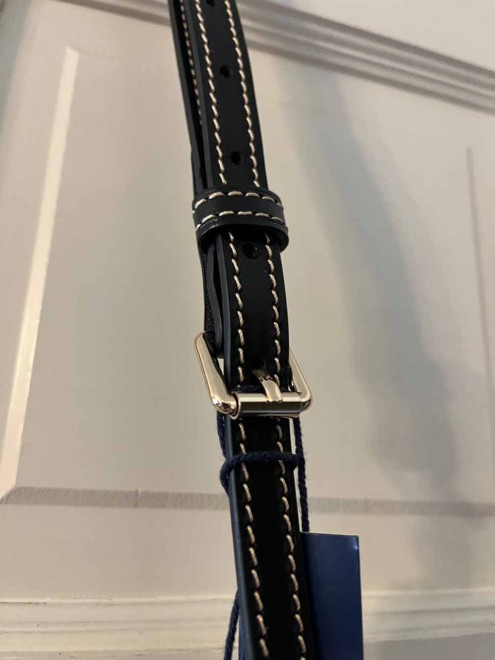 Dooney & Bourke Black Pebble Leather Crossbody with Front Zip NWT - Picture 4 of 13